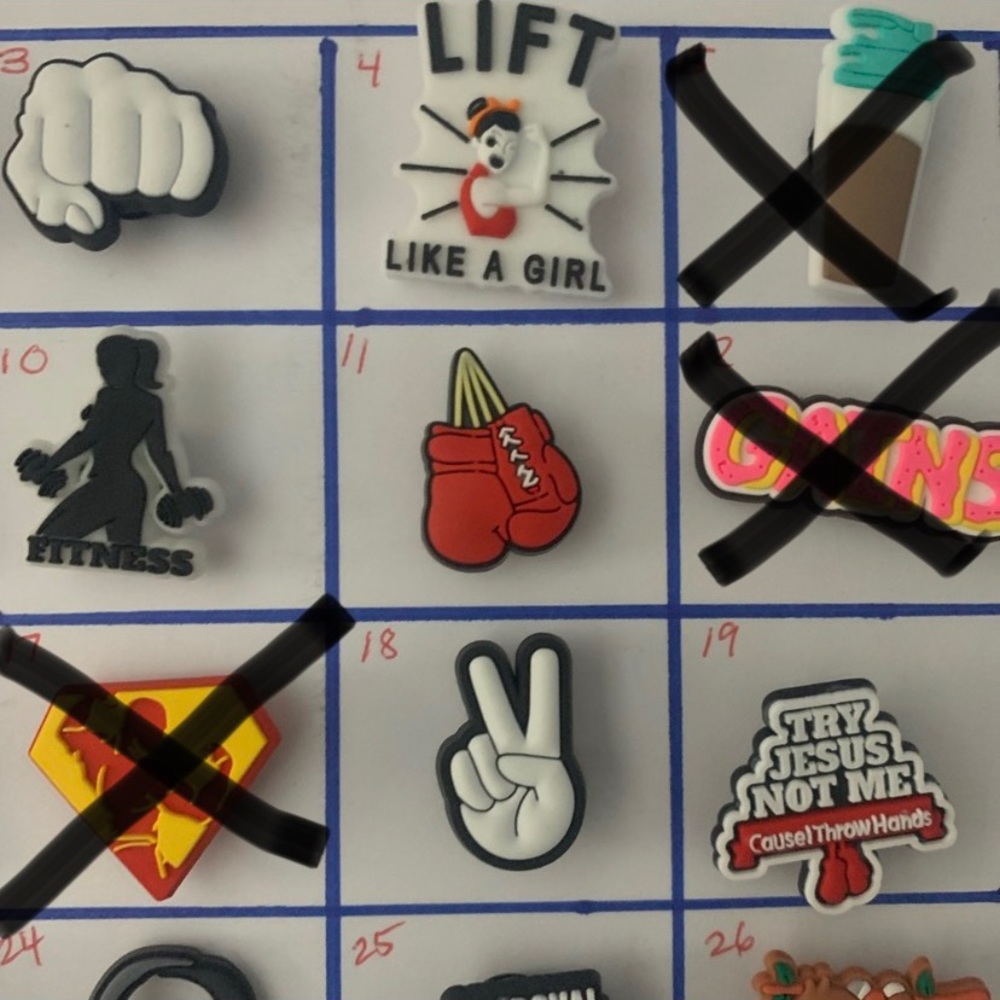 Fitness shoe charms and Jibbitz. $3 each or bundle to save! - Picture 2 of 5